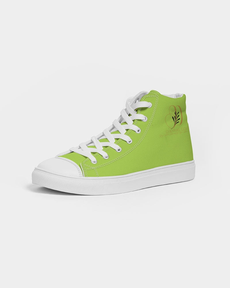 Lime green 5000 (1) Women's Hightop Canvas Shoe