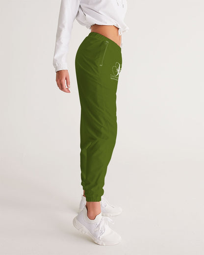 Dikyra's Gold women _olive green T-shirt Women's All-Over Print Track Pants