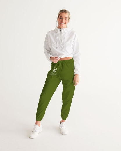 Dikyra's Gold women _olive green T-shirt Women's All-Over Print Track Pants