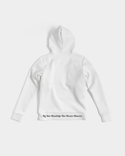 white/Gold Women's All-Over Print Hoodie