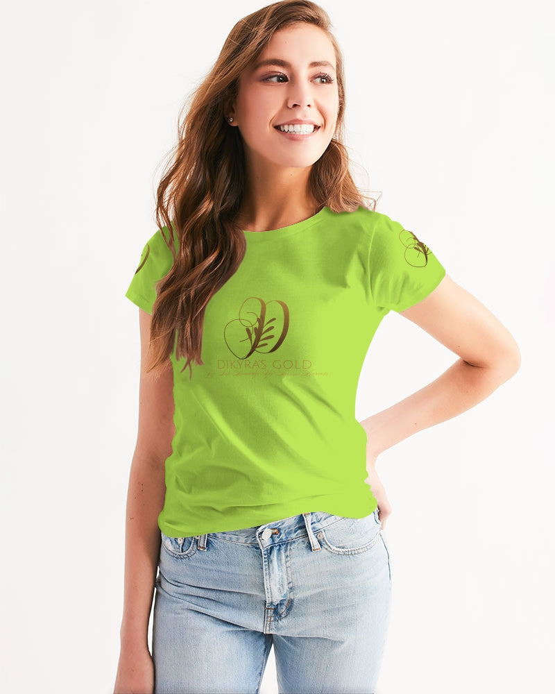 Lime Women's All-Over Print Tee