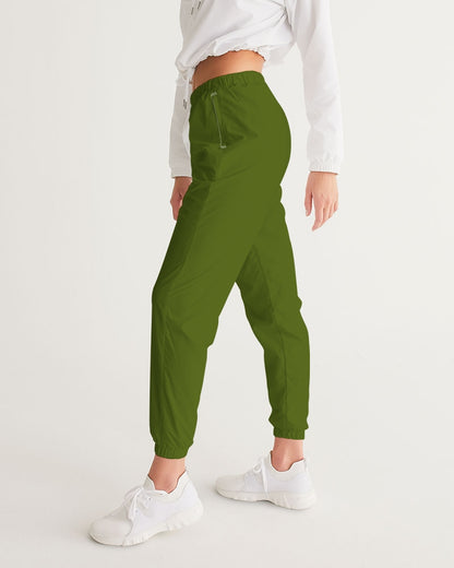 Dikyra's Gold women _olive green T-shirt Women's All-Over Print Track Pants